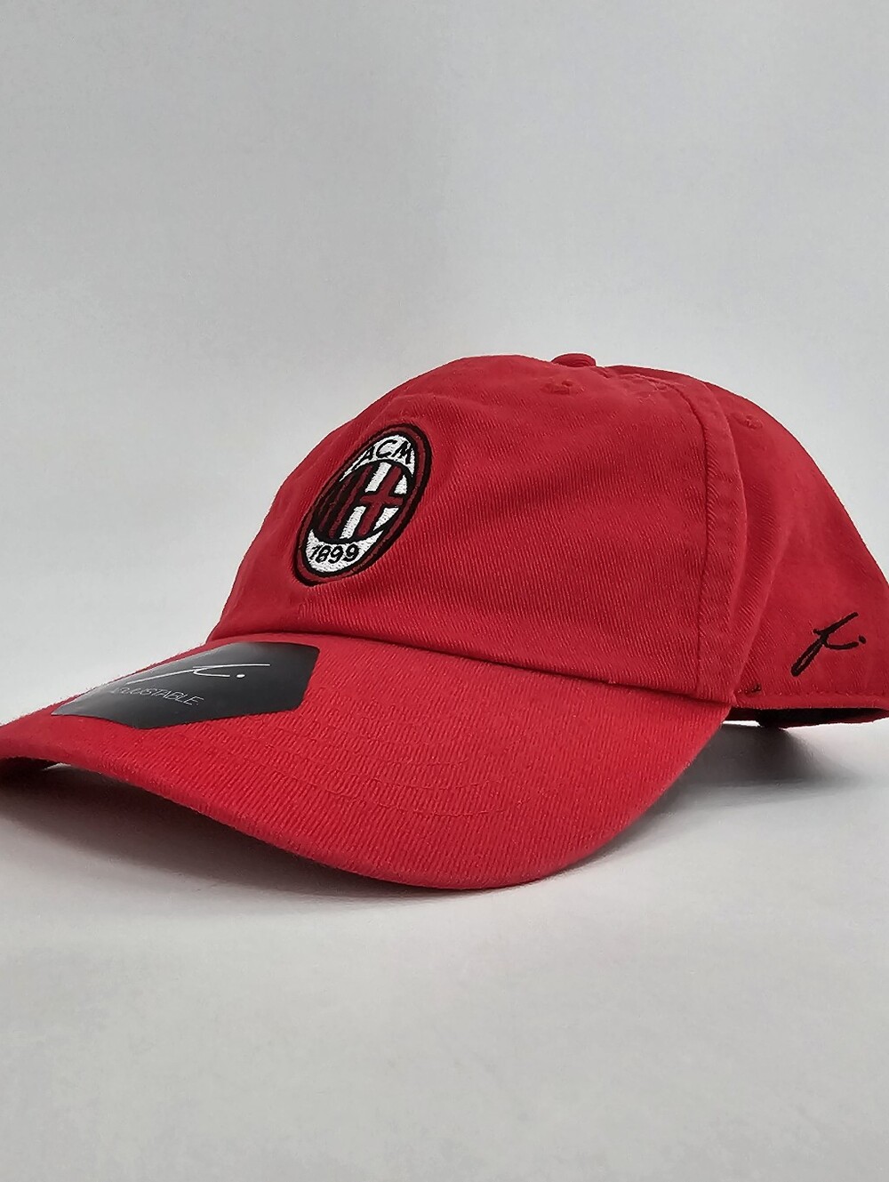 AC Milan 1899 Serie A Soccer Team Fi Collection Strapback Men's Cap